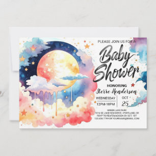 Invitation Baby shower Céleste Wonder