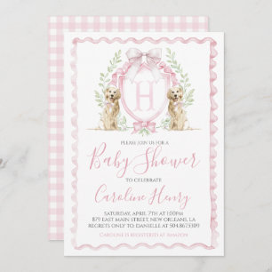 Invitation Baby shower Chien Chien Chien Chien Chien Chien Ch