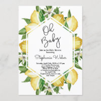 Baby shower citronnier