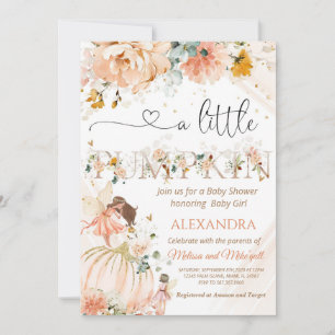 Invitation baby shower citrouille Un Peu Citrouille Sur Le Ch