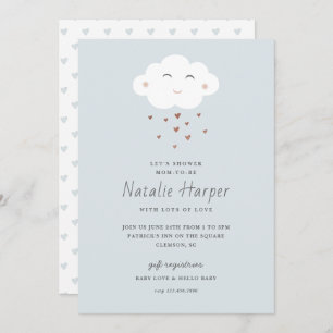 Invitation Baby shower Cloud mignon