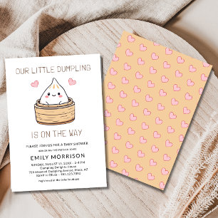Invitation Baby shower Coeurs Doux