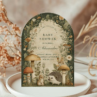 Baby Shower Cottagecore Champignon Forêt Enchantée