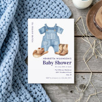 Baby shower Country Western Combinaison Bottes ch