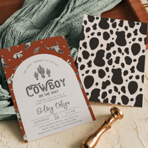 Invitation Baby shower Cowboy
