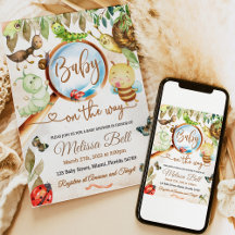 Baby shower Cute Bug & Caterpillar