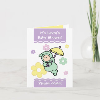 Invitation Baby shower Cutietoots personnalisable