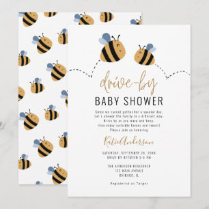 Invitation Baby shower d'Abeille de Bumble