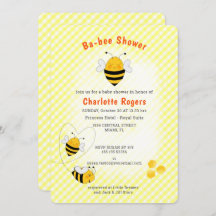 Baby shower d'abeilles Sexe Neutral