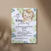 baby shower d'animaux safari bébé lion king