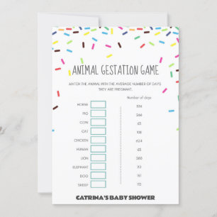 Invitation Baby shower d'arrosage - Nom modifiable, 5x7