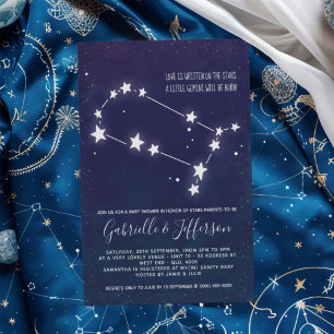 Invitation Baby shower d'astrologie de Gemini