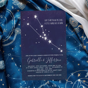Invitation Baby shower d'astrologie de Taurus