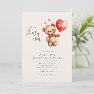 Invitation Baby shower d'attente avant