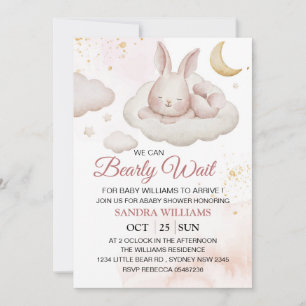 Invitation Baby shower d'attente rapide