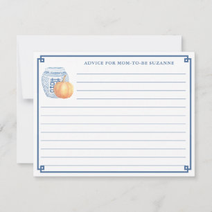 Invitation Baby shower D'Automne Conseil Citrouille Pour Nouv