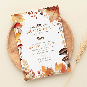 Invitation Baby shower d'automne de Little Mushroom Boho