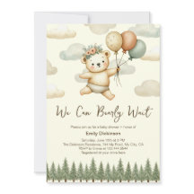 Baby shower d'aventures aux ours flottants