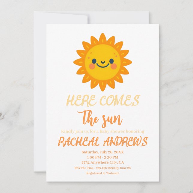 Invitation Baby shower de Baby shower Dinosaur (Devant)