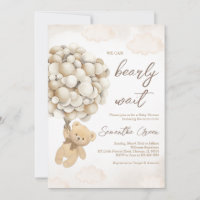 Baby shower de ballon d'ours Brown