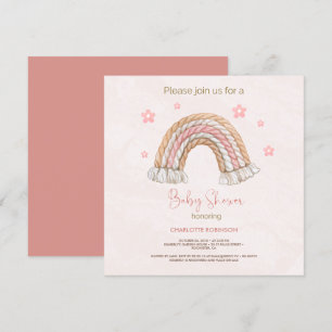 Invitation Baby shower de ballons verts de l'ours Brown Sage