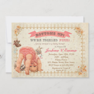 Invitation Baby shower de bas