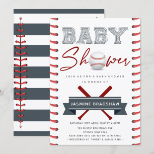 Invitation Baby shower de baseball
