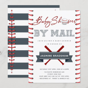 Invitation Baby shower De Baseball Par Courrier