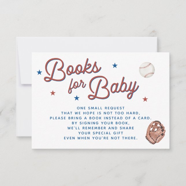 Invitation Baby shower de baseball, Réservez pour Boîtier de  (Devant)