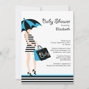 Invitation Baby shower de bébé de Mod Mom