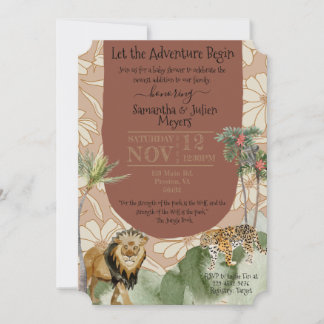 Invitation Baby shower de Boho Jungle