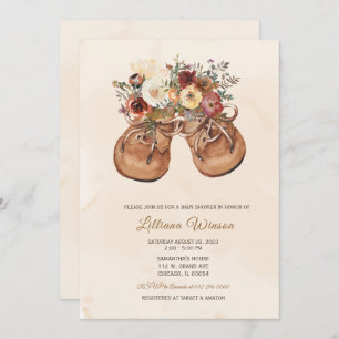 Invitation Baby shower de boites personnalisées modifiables