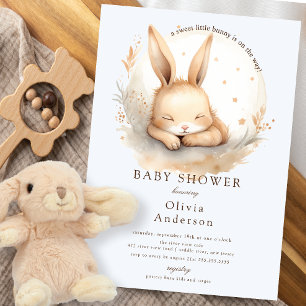 Invitation Baby shower de Bunny Boys de sciage