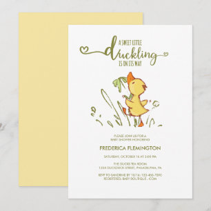Invitation Baby shower de canicules mignonnes