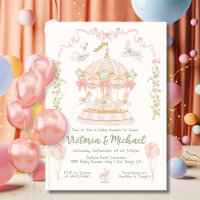 Baby shower de carrousel Merry-go-round
