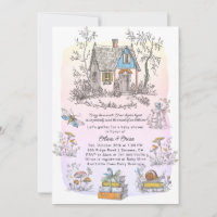 Baby shower de champignon Woodland Cottagecore