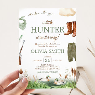 Invitation Baby shower de chasse au canard de Mallard