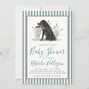 Invitation Baby shower de chasseur de canard du sud de Preppy