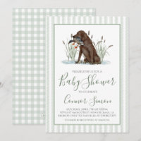 Baby shower de chasseur de canard du sud de Preppy