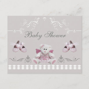 Invitation Baby shower de chaussures de danse et de tourte An