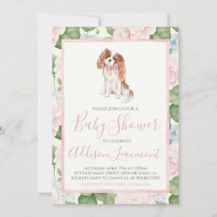 Invitation Baby shower de chien chiot