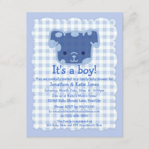Invitation Baby shower de chiot