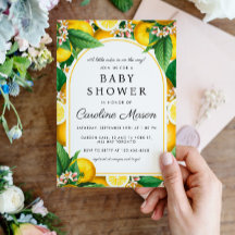 Baby shower de Citrus Little Cutie