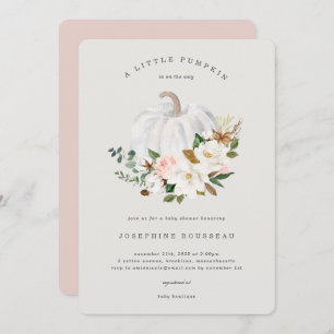 Invitation Baby shower de coton Magnolia
