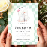 Baby shower de couple de fantômes