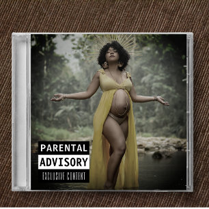 Invitation Baby shower de couverture d'album de CD de musique