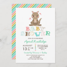 Baby shower de Cute Kangaroo