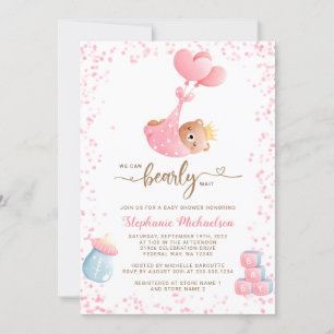 Invitation Baby shower de demande de carnet d'attente pour fi