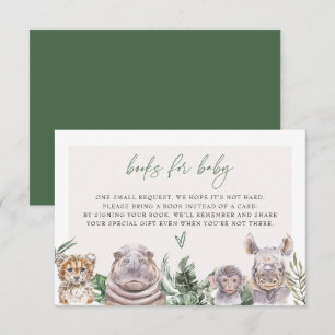 Invitation BABY SHOWER de données de BRYN Jungle Safari Livre
