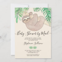 Baby shower de fentes mignonne par courrier